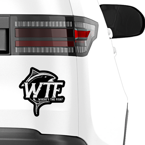 Where's the fish Aufkleber - Beispielansicht