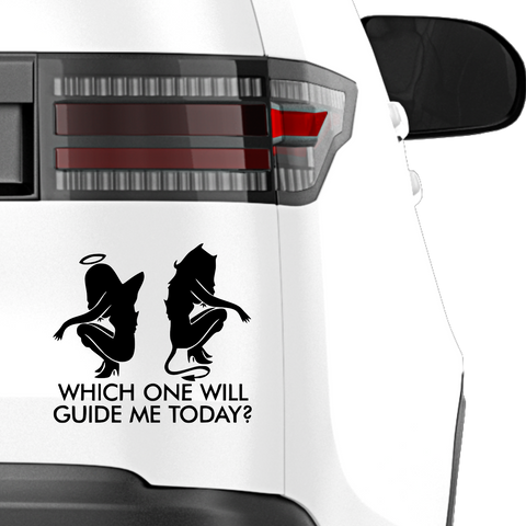 Which one will guide me today Aufkleber - Beispielansicht