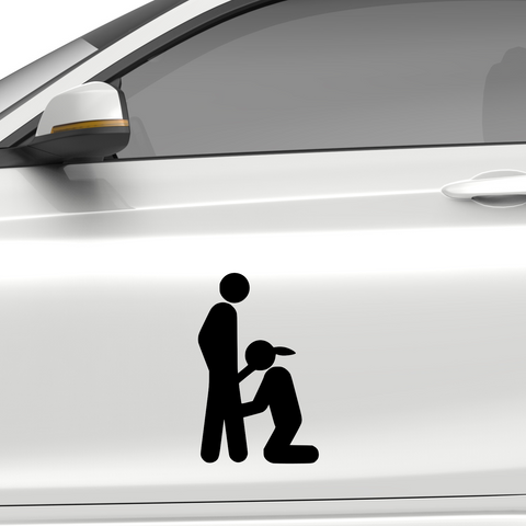 Whistle Job Aufkleber - Beispielansicht