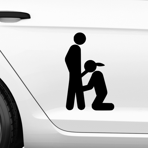 Whistle Job Aufkleber - Beispielansicht