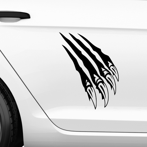 Wolfskralle Tribal Aufkleber - Beispielansicht