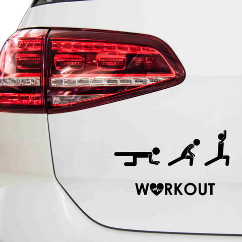 Workout Aufkleber - Beispielansicht
