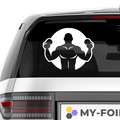 Workout Guy Aufkleber - Beispielansicht