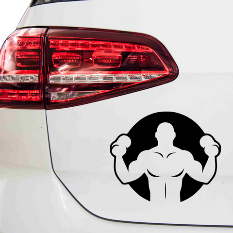 Workout Guy Aufkleber - Beispielansicht