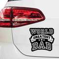 World greatest dad Aufkleber Nr 4 - Beispielansicht
