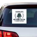 Worlds best farter i mean father Aufkleber Nr 1 - Beispielansicht