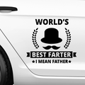 Worlds best farter i mean father Aufkleber Nr 2 - Beispielansicht