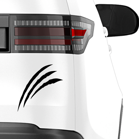 XXL Krallenriss Aufkleber - Beispielansicht