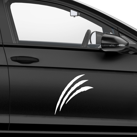 XXL Krallenriss Aufkleber - Beispielansicht