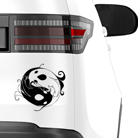 YingYang Abstrakt Aufkleber - Beispielansicht