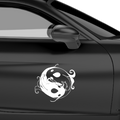 YingYang Abstrakt Aufkleber - Beispielansicht