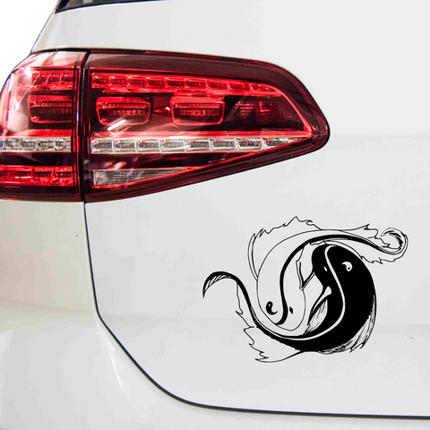 YingYang Artwork Abstrakt Aufkleber - Beispielansicht