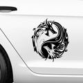 YingYang Drachen Aufkleber - Beispielansicht
