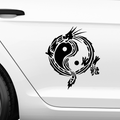 YingYang Drachenmuster Aufkleber - Beispielansicht