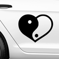 YingYang Liebe Aufkleber - Beispielansicht