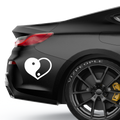 YingYang Liebe Aufkleber - Beispielansicht