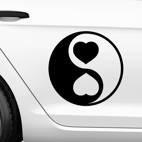 YingYang Love Nr.2 Aufkleber - Beispielansicht