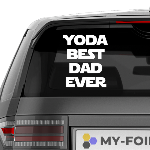 Yoda best dad ever Aufkleber Nr 3 - Beispielansicht