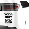 Yoda best dad ever Aufkleber Nr 3 - Beispielansicht