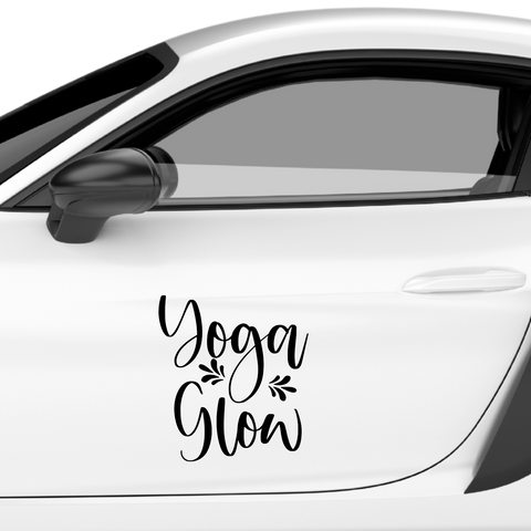 Yoga Glow Aufkleber - Beispielansicht