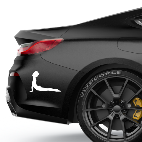 Yoga Pose Aufkleber - Beispielansicht