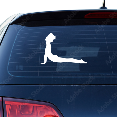 Yoga Pose Aufkleber - Beispielansicht