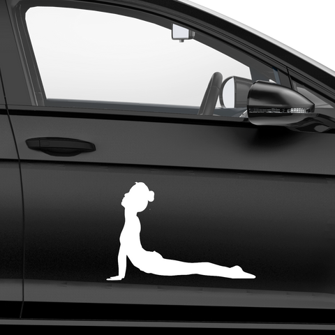 Yoga Pose Aufkleber - Beispielansicht