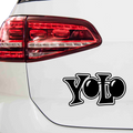 Yolo Nr.1 Aufkleber - Beispielansicht