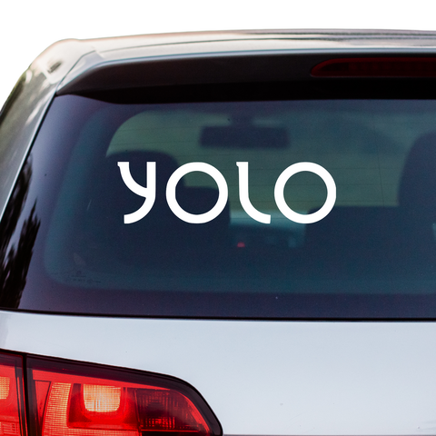 Yolo Nr.3 Aufkleber - Beispielansicht