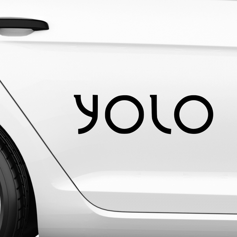 Yolo Nr.3 Aufkleber - Beispielansicht