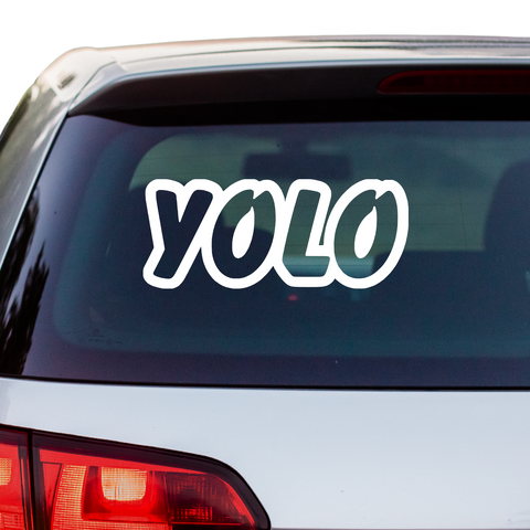Yolo Nr.4 Aufkleber - Beispielansicht