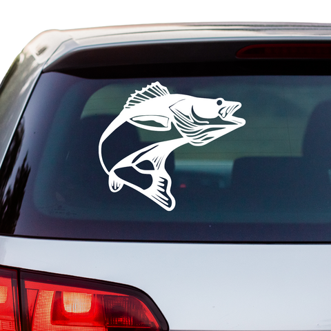 Zander Aufkleber - Beispielansicht