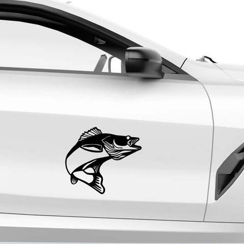 Zander Aufkleber - Beispielansicht