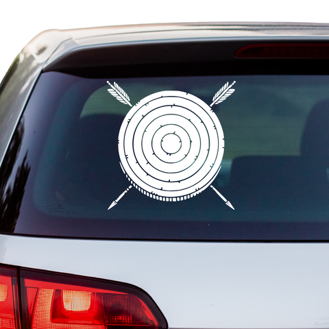 Zielscheibe 1 Aufkleber - Beispielansicht