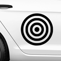 Zielscheibe 2 Aufkleber - Beispielansicht