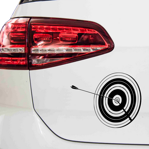 Zielschiebe 1 Pfeil Aufkleber - Beispielansicht