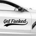 get fucked Aufkleber - Beispielansicht