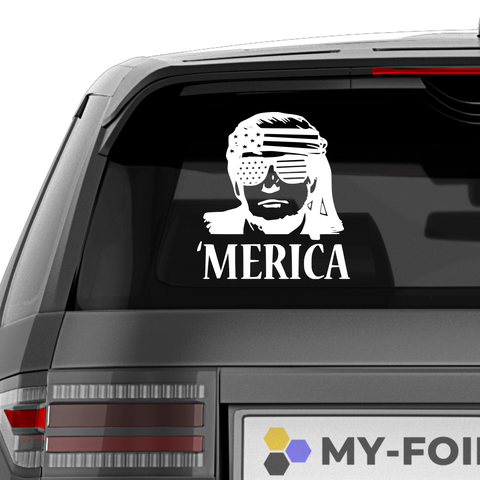 merica Trump Aufkleber - Beispielansicht