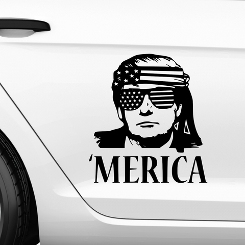 merica Trump Aufkleber - Beispielansicht