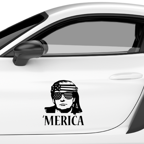 merica Trump Aufkleber - Beispielansicht