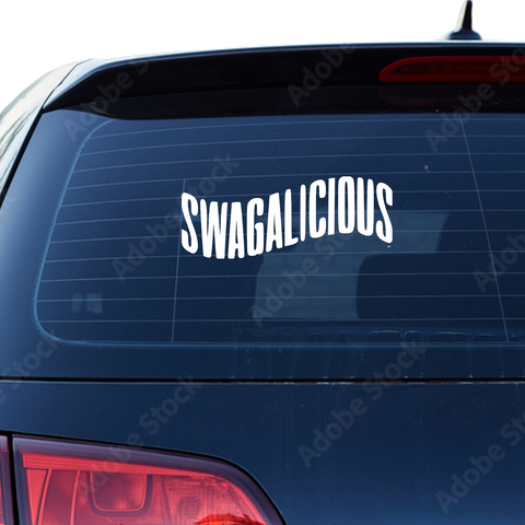 swagalicious Aufkleber - Beispielansicht