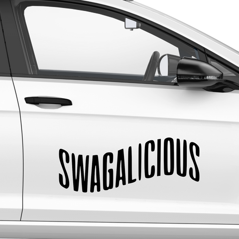 swagalicious Aufkleber - Beispielansicht
