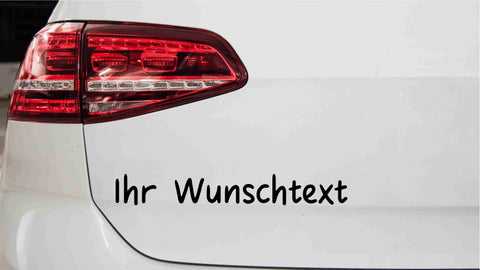 1.Wunschtextaufkleber