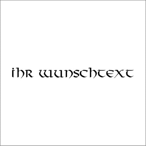 Wunschtextaufkleber für Auto Nr.10