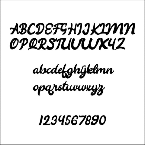 Wunschtextaufkleber für Auto Nr.2