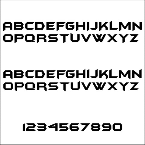 Wunschtextaufkleber für Auto Nr.3