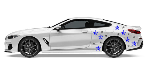 Sternen set. Autoaufkleber