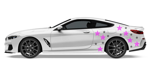 Sternen set. Autoaufkleber