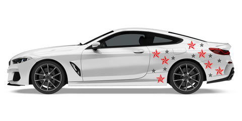 Sternen set. Autoaufkleber