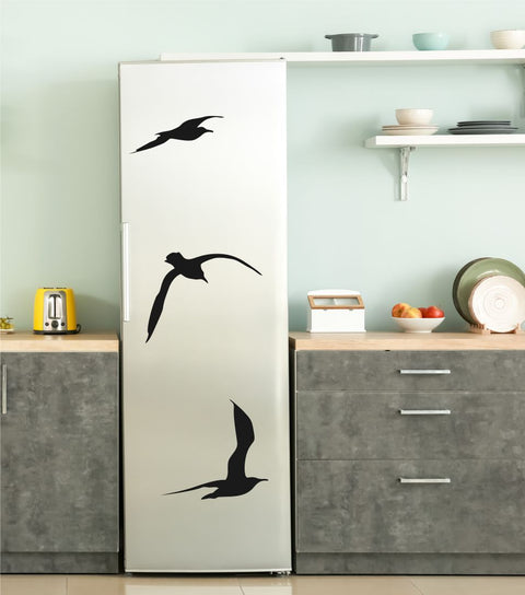 Möwen set. Autoaufkleber